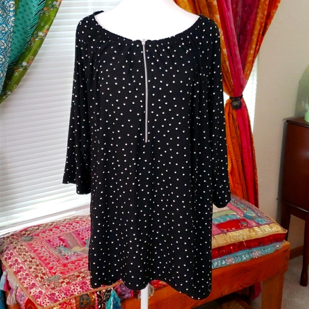 CATHERINE'S Polka Dot Tunic Top